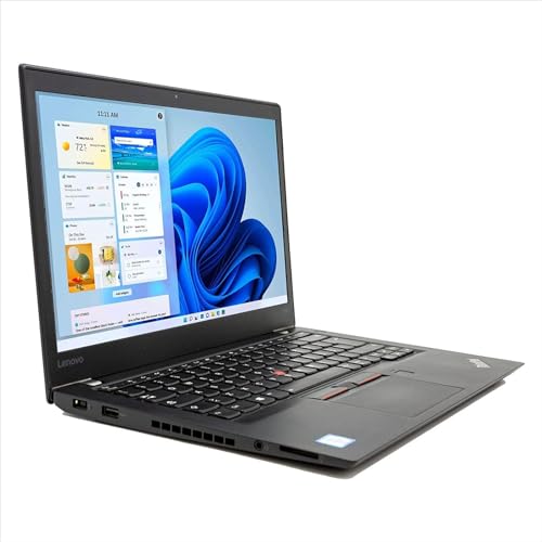 Nuwo Lenovo Thinkpad Pc Portatile Intel Core i7-7600U fino a 3.90GHz, Ram 16 Gb, SSD 256 Gb, Notebook con Display Full HD da 14", LTE, WiFi, Webcam, W11, Laptop Tastiera QWERTY (Ricondizionato)