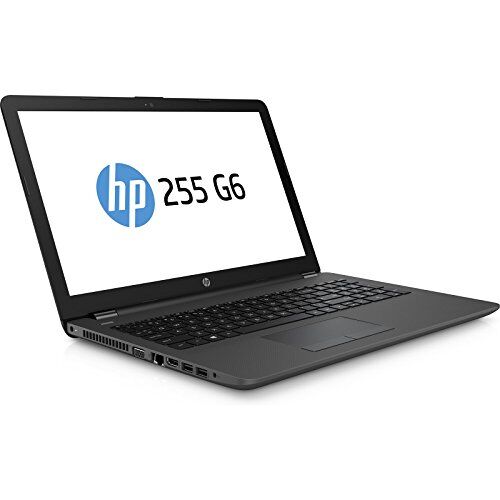 HP 255 G6, Notebook 15.6 pollici, APU AMD E2-9000e, RAM 4GB, HDD 500 GB, 1366x768, Senza sistema operativo, Nero [Italiano] [Italia]