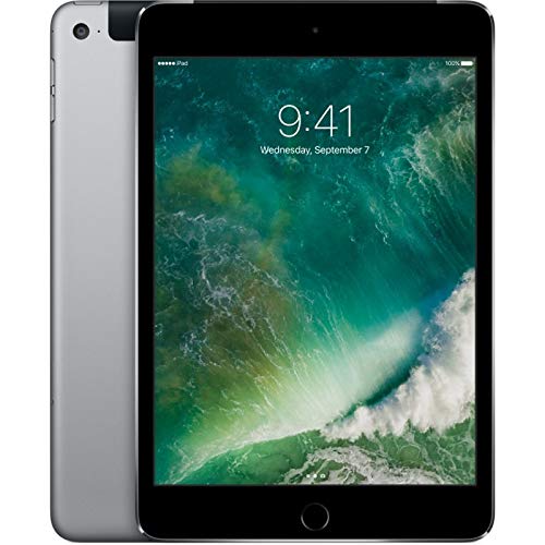 Apple iPad Mini 4 64GB Wi-Fi + Cellular Grigio Siderale Sbloccato (Ricondizionato)
