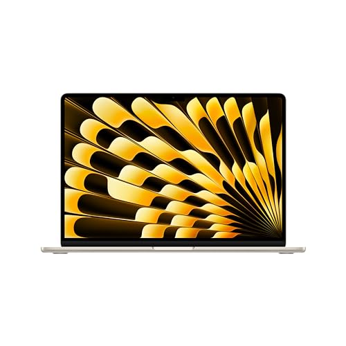 Apple laptop MacBook Air 15" con chip M3 (2024): display Liquid Retina 15,3", memoria unificata 16GB, archiviazione SSD 512GB, videocamera FaceTime HD 1080p, Touch ID; Galassia