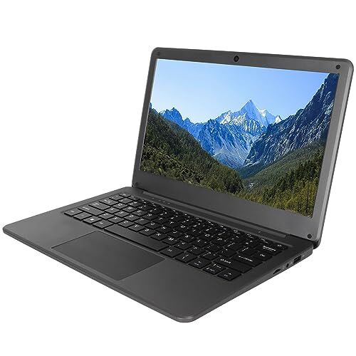 Generic Laptop, Schermo HD da 11,6 Pollici, 100-240 V, Design con Cornice Stretta, CPU Dual-core, Laptop Ultra Sottile, 8 GB di RAM per lo Studio (Spina europea 128GB)