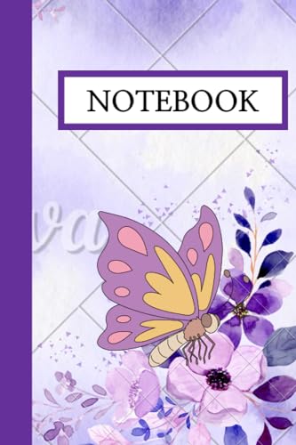 kim, sohyun notebook: purple butterfly