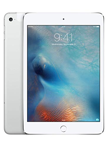 Apple Fine-2015  iPad Mini (7.9-pollice, Wi-Fi + Cellulare, 128GB) Argento (Ricondizionato)