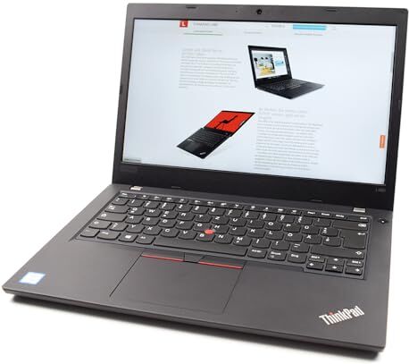 Lenovo ThinkPad L480 / Core i5 8250U 1.6GHz / 16GB RAM / 256GB SSD/WiFi/BT / 14.0 FHD (1920x1080) / Win 11 Pro (ricondizionato) (QWERTY Nordic)