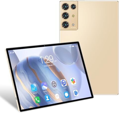 XiaoXIN Tablet 8 GB+256 GB Schermo da 10,1 pollici Chiamate 5G Processore MTK6797 a 10 core Memoria espandibile da 128 GB Ampia capacità di archiviazione Schermo grande ad alta nitidezza Batteria BT5.