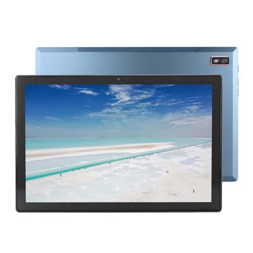 Generic Tablet Aziendale, Tablet PC Octa Core CPU 10,1 Pollici 8 GB 128 GB di Memoria 7000 mAh Batteria per la Famiglia (Spina Europea)