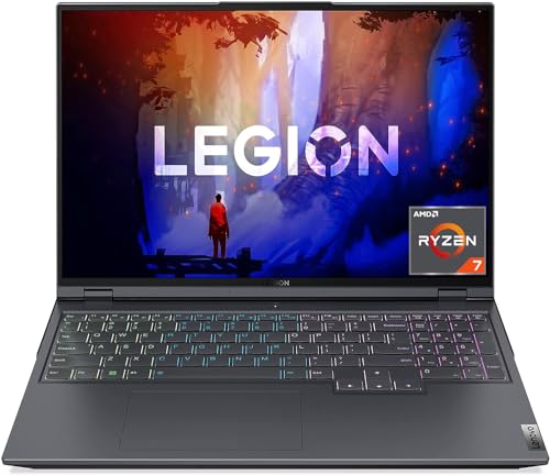 Lenovo Legion 5 Pro Gaming Portatile, Display 16" 2.5K IP5 500nits 165Hz, AMD Ryzen 7 6800H, RAM 2x8GB, 1TB SSD, NVIDIA GeForce RTX 3060 6GB GDDR6, Windows 11, Tastiera Retroilluminata, Storm Grey