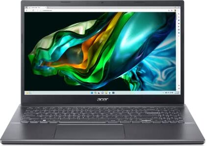 Acer Aspire 5 (A515-57-7757) Laptop 15.6 Zoll Windows 11 Home Notebook FHD IPS Display, Intel Core i7-1255U, 16 GB DDR4 RAM, 1.000 GB PCIe NVMe (SSD), Intel Iris Xe Graphics