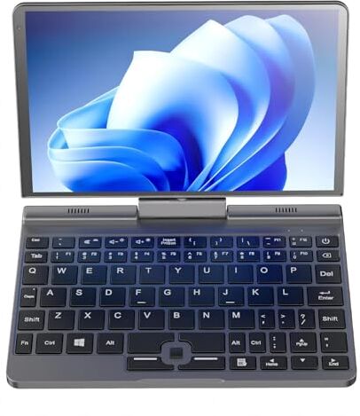 KingnovyPC Mini ordinateur portable P8 12e génération, Intel N100, 8 pouces tactile, 12G DDR5, 2TB SSD, Windows 11, Office Notebook, Tablet PC 2 in 1v