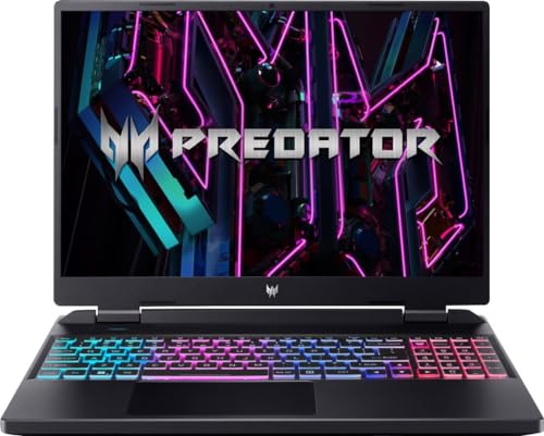 Acer Predator Helios Neo Gaming Laptop Intel 13a Generazione 14-Core i5 16GB 512GB SSD 16 Pollici WUXGA RBG retroilluminato Tastiera NVIDIA RTX 4050 6 GB Win 11 (PHN16 Rinnovato)