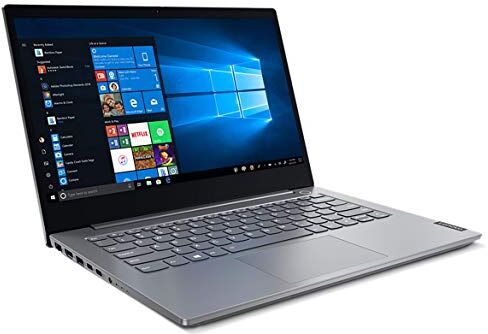 Lenovo Thinkbook 14 IIL Notebook, Display 14" Full HD IPS, Processore Intel Core i5-1035G1, 256 GB SSD, RAM 8 GB, Windows 10, Mineral Grey