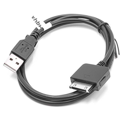 vhbw Cavo USB per Ricarica 1m per MP3-Player, Media-Player Microsoft Zune 1. Generazione, 2. Generazione, HD, 4GB, 8GB, 16GB, 30GB, 32GB, 80GB, 120GB