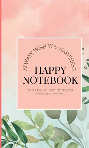 lee, mina composition notebook: pink green cloud leaf notebook