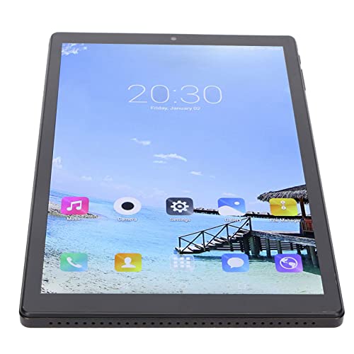 Yunseity Tablet HD Doppio Altoparlante 6000mAh 2 GB RAM 32 GB ROM Tablet da 10 Pollici Spina UE 100-240 V Anteriore 2 MP Posteriore 5 MP Tre Slot per Schede per lo Studio per 10.0 (Spina