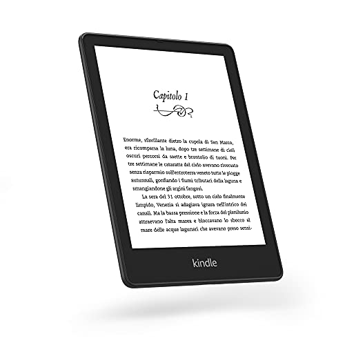 Amazon Kindle Paperwhite Signature Edition (32 GB) Ora con uno schermo da 6,8’’, ricarica wireless e luce frontale con regolazione automatica, senza pubblicità