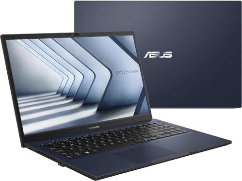 Asus ExpertBook Notebook Portatile, B1502CBA, Monitor 15.6" Full HD, Intel Core i5-1235U, Ram 8 GB, SSD 512 GB, Windows 11 Pro Pronto All'Uso