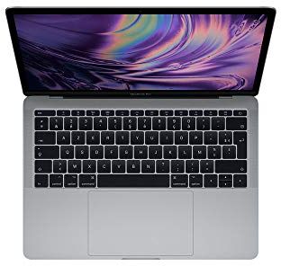 Apple MacBook Pro 13 Inc. 2017 2.3GHz i5 8GB RAM 256GB SSD (MPXT2LL/A 2017) QWERTY Grigio Siderale (Ricondizionato)