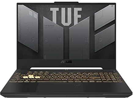 Asus TUF Gaming F15 FX507VU4, Notebook 15,6" FHD Anti-Glare, 144Hz, Intel Core 13ma gen i7-13700H, RAM 16GB, 512GB SSD PCIE, Grafica NVIDIA GeForce RTX 4050 6GB GDDR6, Windows 11 Home, Grigio