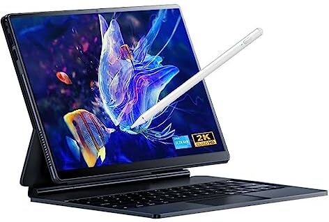 docooler 2 in 1 Notebook, 13 Pollici, Touchscreen, Intel Celeron N5095A, 16GB RAM, 1TB, Windows 11 PRO, 2160x1440 IPS, con Tastiera e Penna Laptop