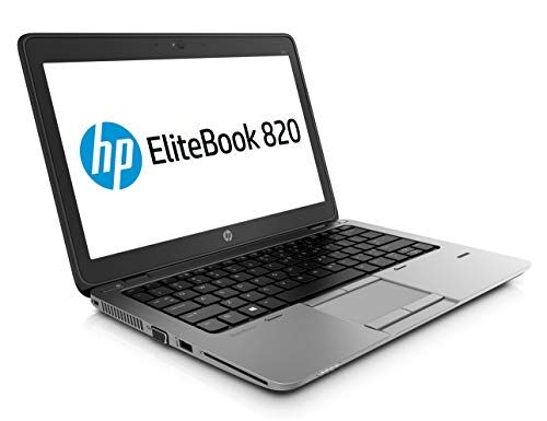 HP EliteBook 820 G3 12,5 pollici Touch Display Full HD Intel Core i5 256 GB SSD Hard Drive 8 GB Memoria Windows 10 Home Webcam Fingerprint Business Notebook Laptop (ricondizionato)