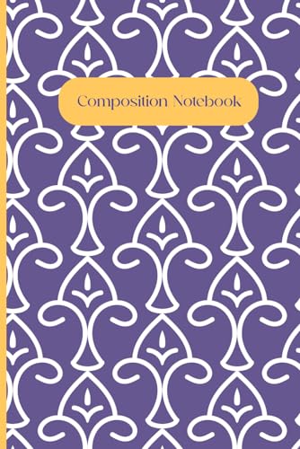 Printz, Kay Composition Notebook Purple colored unique pattern Notebook
