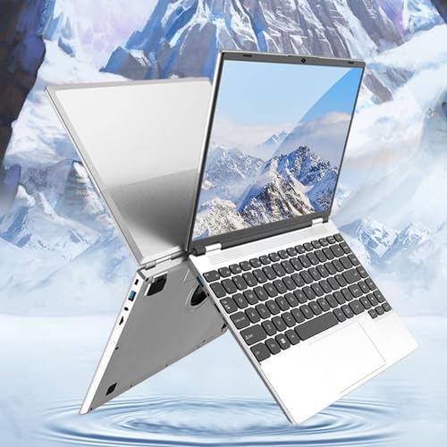 Cuifati Laptop da 14 Pollici, ProcessoreCeleron N5095 Quad Core da 2,0 GHz, 8 GB di RAM, Display IPS 1920x1200, WiFi Dual Band 2.4G5G,4.2, USB 3.0, Tipo C, Interfaccia (8GB+128GB Spina