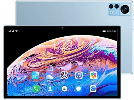 Lazmin112 TabletHipad X11 10.1, 6 GB RAM 128 GB Rom, 512 GB di Espansione, 4G LTE Sbloccato, Fotocamera da 8+5 MP, 7000 mAh, WiFi 12,4+5G, Scheda TF, con 512G di Espansione (Blue)