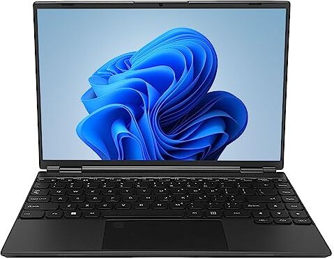 Annadue Laptop da 14 Pollici, Laptop Portatile Ultra Sottile HD IPS da 14 Pollici per Windows 11, Laptop da Gioco da 16 GB RAM per Intel Celeron J4105 per Studenti Aziendali, (16GB+128GB