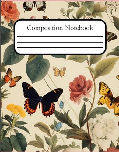 Nemo composition notebook: vintage botanical