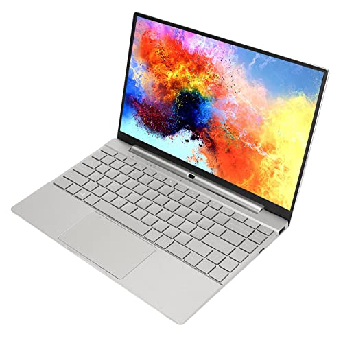 Tosuny Laptop HD da 14, 11, Processore Quad N5095 Fino a 2,90 GHz, LPDDR4 da 6 GB, Schermo LCD IPS 1080P, Tastiera Retroilluminata, Webcam, USB C, Batteria a Lunga Durata, Argento (6+256G