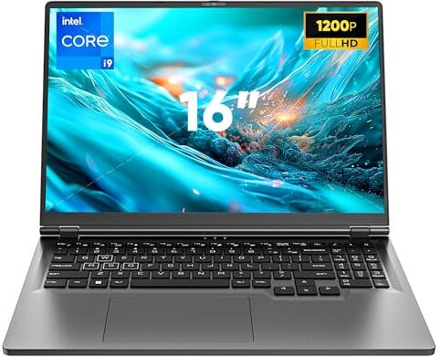 KingnovyPC Laptop da gioco IPS da 16 pollici, Intel Core i7-12700H di 12a generazione, NVIDIA RTX 3060 6G, 64 GB di RAM 2TB PCIe4.0 SSD, Windows 11 Notebook Gamer PC Computer WiFi6 BT5.2