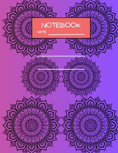 Nunez, Karla Purple and Pink Henna Art Notebook