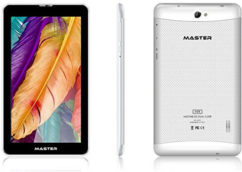 Master Mid7046 Tablet, 7", 3G, 2 SIM, Bianco