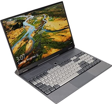 Generic Laptop, 16 GB di RAM, Schermo IPS HD, Laptop da 16 Pollici, Sblocco con Impronta Digitale 100-240 V per la Casa (16GB+512GB Spina europea)