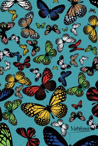 Gold, Frank and Mirth Ltd Notebook: Colourful Butterfly Print (Softcover)