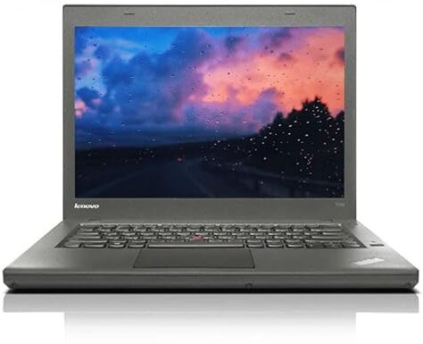 Lenovo ThinkPad T440, 14" HD+, 120 GB SSD, 4 GB RAM, Intel Core i5-4300U, Windows 10 Pro, (ricondizionato)