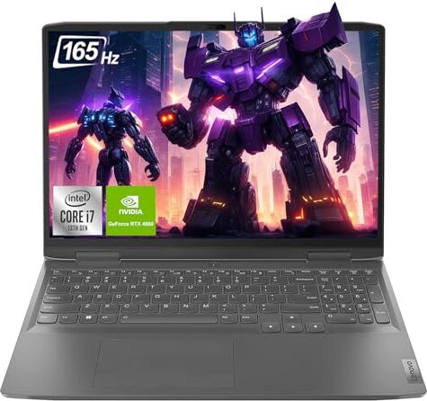 Lenovo LOQ Laptop Intel Core i7-13620H, display WUXGA da 16", 64 GB DDR5 RAM, 2 TB M2 SSD, NVIDIA GeForce RTX 4060, tastiera QWERTZ, Windows 11 Home, grigio