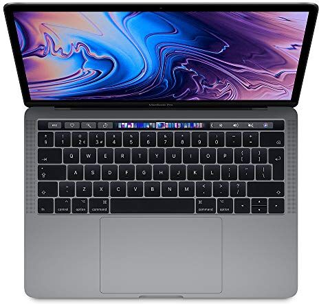 Apple MacBook Pro Core i5 (13-inch, 8GB RAM, 512GB Storage, 3.1GHz Intel Space Gray, Touch Bar) (Ricondizionato)