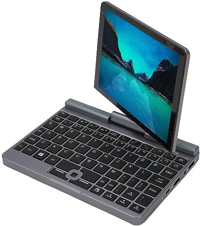 Pyhodi Mini Laptop da 8 Pollici, Touch Screen, 12 GB di RAM Computer Portatili Convertibili con funzionalità Complete, Computer Pocket PC con Processore Alder Lake, (12GB+512GB Spina UE)