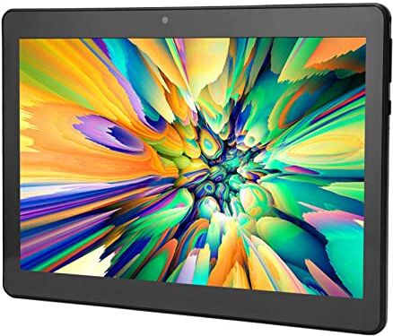 Acouto Tablet, Tablet HD da 10 Pollici Schede Doppie Dual Standby 2 GB 32 GB 1960X1080 IPS Chiamante Tablet Doppia Fotocamera Octa Core per 11 da 100 a 240 V (Spina UE 100‑240 V)