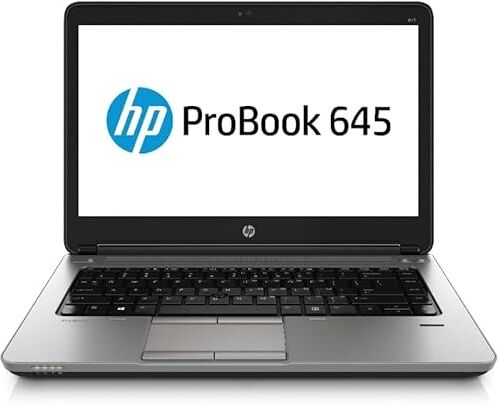 Generic HP ProBook 645 G1 Notebook Laptop, AMD A8-5550M, RAM 8GB, SSD 128GB, Display 14 Pollici, Windows 10 Pro, Webcam, Bluetooth, 4 Porte USB 3.0, Nero e argento (Ricondizionato)