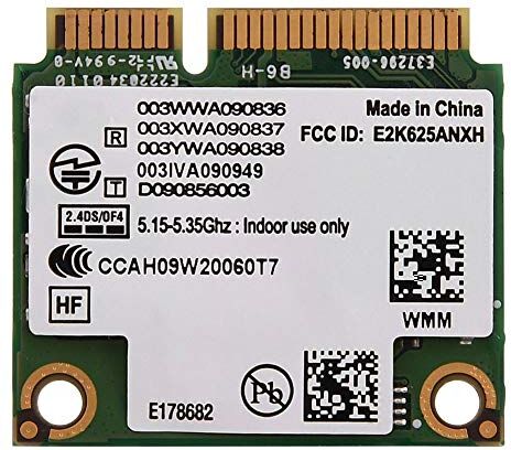 Topiky Scheda PCI-E WIFI, scheda Mini PCI-E wireless dual band 2.4G + 5G per Intel 6250 WiMax per DELL/per Asus/per Toshiba/per Acer Supporto 802.11 A/B/H/G/N