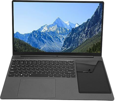 PenRux Laptop Windows da 15,6 Pollici, Computer Portatile a Doppio Schermo con Touch Screen da 7 Pollici 16G LPDDR4 4 Core 4 Thread Laptop Aziendale Supporta Wi-Fi, Windows (Spina UE