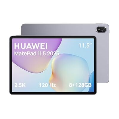 Huawei MatePad 11.5 2025 Tablet, Display FullView da 2.5K e 120 Hz che Garantisce Comfort Visivo, 8+128GB, Batteria de 10,100 mAh, Ricarica Rapida a 40 W, Quattro Altoparlanti Huawei MatePad 11.5 2025 Tablet, Display FullView da 2.5K e 120 Hz che Garantisce Comfort Visivo, 8+128GB, Batteria de 10,100 mAh, Ricarica Rapida a 40 W, Quattro Altoparlanti