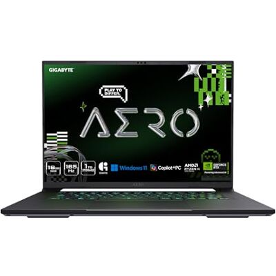 Gigabyte AERO X16, Copilot+ PC 165Hz 2560x1600 WQXGA Prodotto da NVIDIA GeForce RTX 5070 AMD Ryzen AI 7 350-1TB SSD con 16GB DDR5 RAM Windows 11 Home Space Gray 1WH93USC94AH Gigabyte AERO X16, Copilot+ PC 165Hz 2560x1600 WQXGA Prodotto da NVIDIA GeForce RTX 5070 AMD Ryzen AI 7 350-1TB SSD con 16GB DDR5 RAM Windows 11 Home Space Gray 1WH93USC94AH