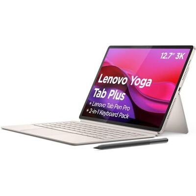 Lenovo Yoga Tab Plus Tablet 12.7” 3K 144Hz con Penna e Tastiera Incluse, Snapdragon 8 Gen 3, 16GB RAM 512GB, Tablet Android AI per Lavoro, Studio e Creatività Lenovo Yoga Tab Plus Tablet 12.7” 3K 144Hz con Penna e Tastiera Incluse, Snapdragon 8 Gen 3, 16GB RAM 512GB, Tablet Android AI per Lavoro, Studio e Creatività