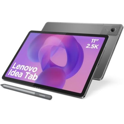 Lenovo Idea Tab Tablet Touch con IA integrata 11'' 2.5K, 90Hz (MediaTek Dimensity 6300, 8 core, RAM 8GB, UFS 2.2 128GB, Android 15, Wifi5 + Bluetooth) Tab Pen + Custodia a libro Grigio Lenovo Idea Tab Tablet Touch con IA integrata 11'' 2.5K, 90Hz (MediaTek Dimensity 6300, 8 core, RAM 8GB, UFS 2.2 128GB, Android 15, Wifi5 + Bluetooth) Tab Pen + Custodia a libro Grigio