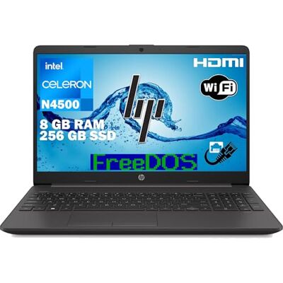 HP 250 G9 Notebook Laptop Portatile 15,6 Pollici Processore Celeron Intel N4500-8GB RAM 256 GB SSD FreeDos HP 250 G9 Notebook Laptop Portatile 15,6 Pollici Processore Celeron Intel N4500-8GB RAM 256 GB SSD FreeDos