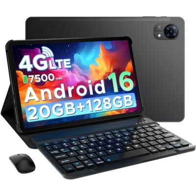 DOOGEE Tab G5 Android 16 Tablet 10 Pollicii 120Hz IPS HD,Tablet Com SIM, 20GB + 128GB (2TB TF) Unisoc T7200 Tablet con Tastiera e Penna/Gemini AI,7500mAh, 8MP/Widevine L1/2 Altoparlanti/Face ID/GPS DOOGEE Tab G5 Android 16 Tablet 10 Pollicii 120Hz IPS HD,Tablet Com SIM, 20GB + 128GB (2TB TF) Unisoc T7200 Tablet con Tastiera e Penna/Gemini AI,7500mAh, 8MP/Widevine L1/2 Altoparlanti/Face ID/GPS