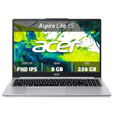 Acer Aspire Lite 15 PC Portatile 15.6" Ryzen 3 8GB 256GB 15.6" FHD IPS 60 Hz AMD Ryzen™ 3 5400U 8GB RAM 256GB SSD Windows 11 Home Tastiera IT QWERTY Alimentatore incluso Acer Aspire Lite 15 PC Portatile 15.6" Ryzen 3 8GB 256GB 15.6" FHD IPS 60 Hz AMD Ryzen™ 3 5400U 8GB RAM 256GB SSD Windows 11 Home Tastiera IT QWERTY Alimentatore incluso
